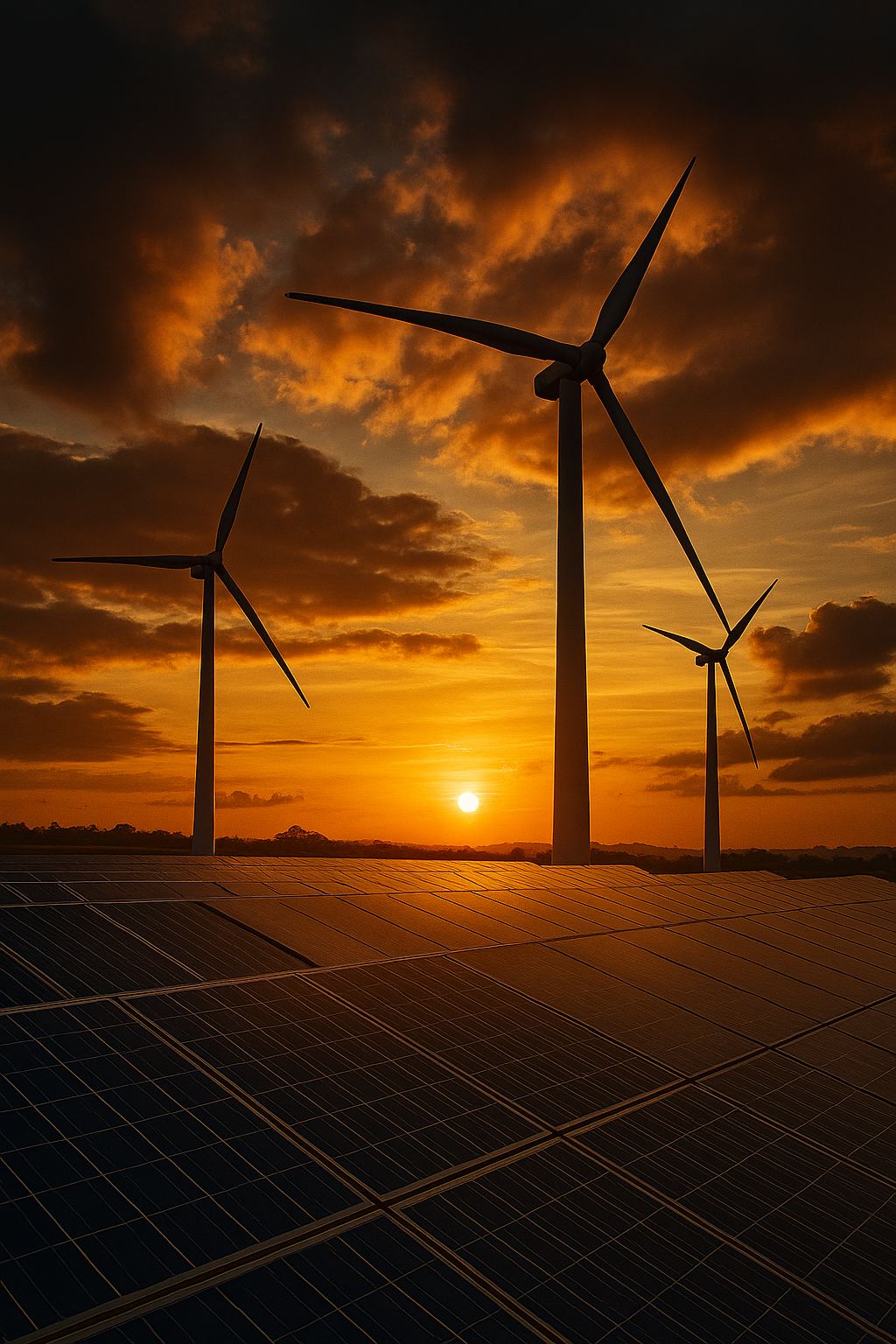 Renewable energy — solar and wind